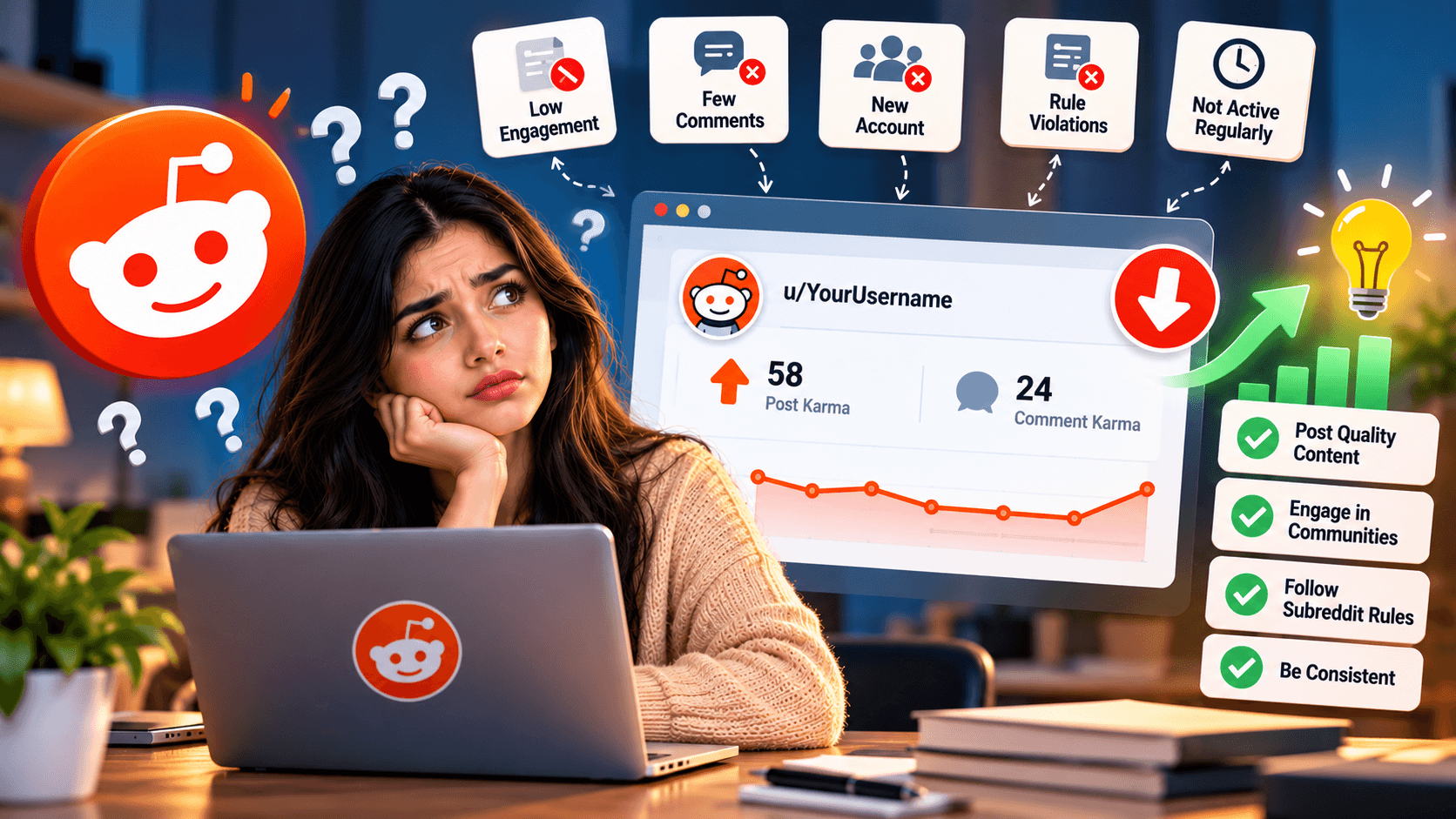 Why Is My Reddit Karma Not Going Up? Reasons and Fixes