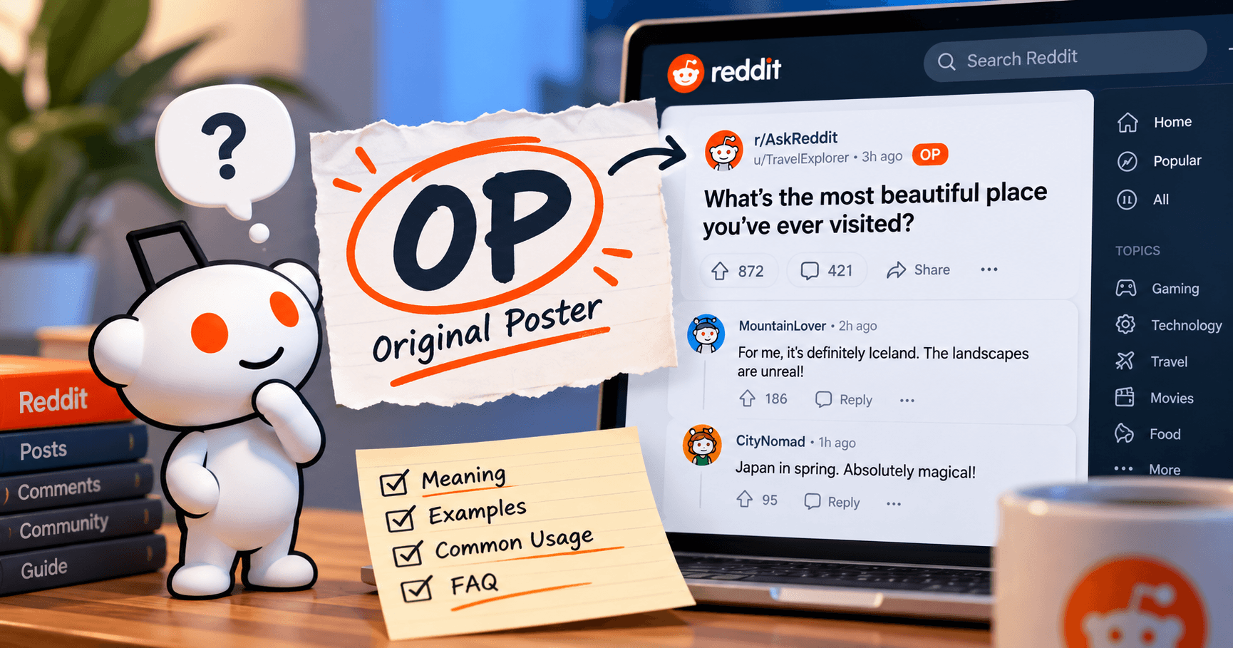 What Does OP Mean on Reddit? Explained With Real Examples